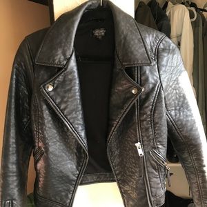 Topshop Vegan Leather Jacket